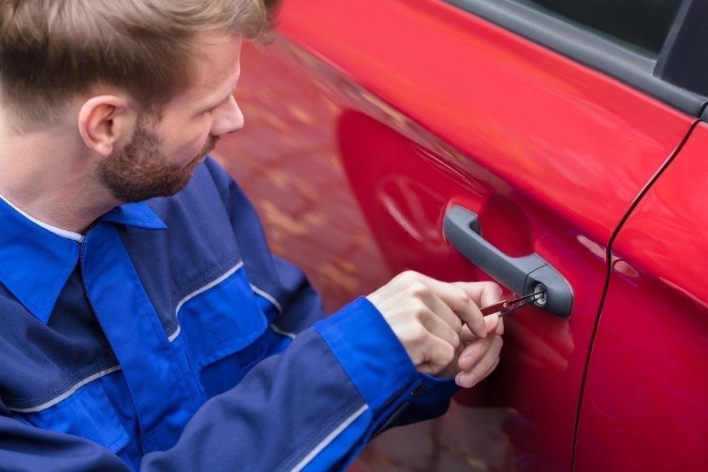 opening a locked car Cornhill